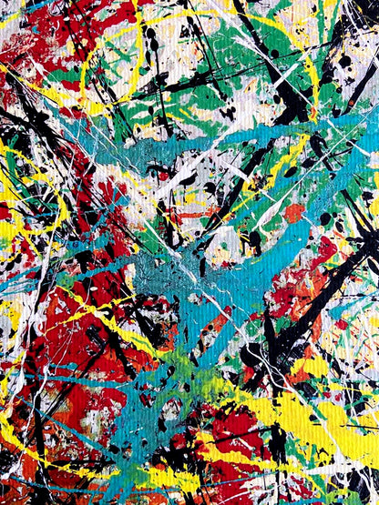 Jackson Pollock Action Painting Coa Firmata O.P. Numerata A Mano - Mark Rothko