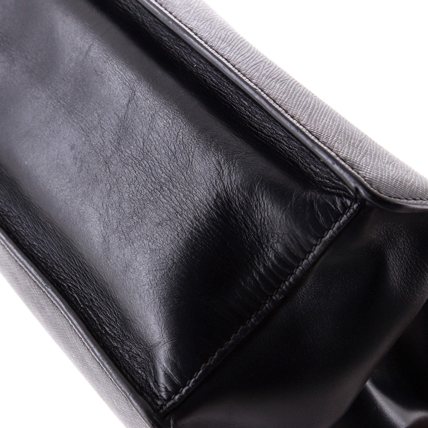 Prada Light Frame Shoulder Bag Saffiano Leather Small