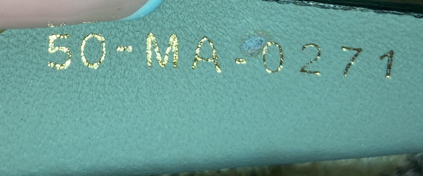 Christian Dior Saddle Bag Logo Embroidered Canvas Medium