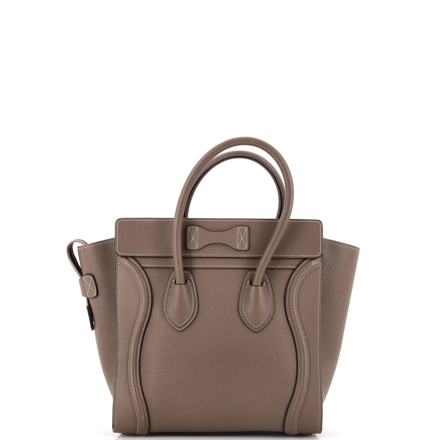 Celine Bicolor Luggage Bag Leather Micro