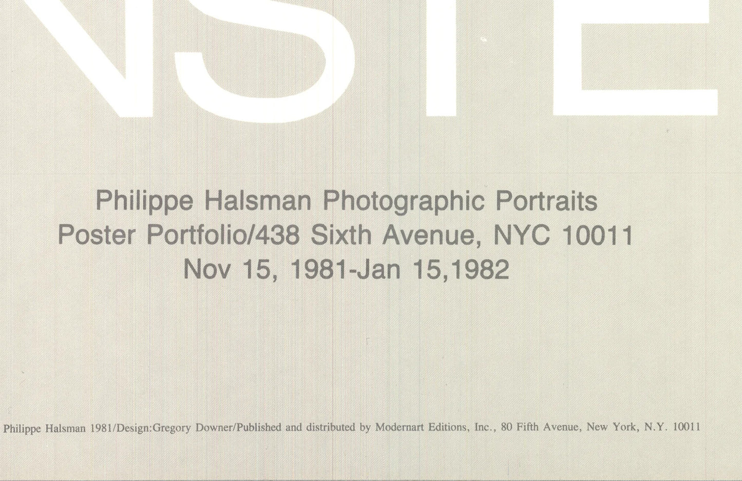 Philippe Halsman Einstein " Offset Lithograph Photography Black