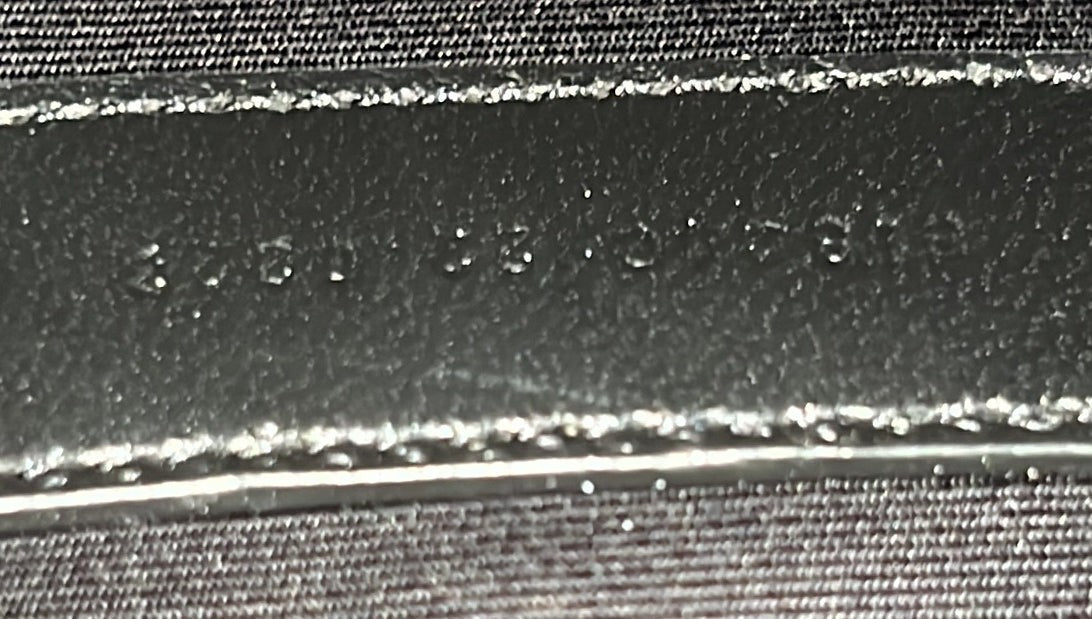 Saint Laurent Classic Monogram Wristlet Pouch Matelasse Chevron Leather Large