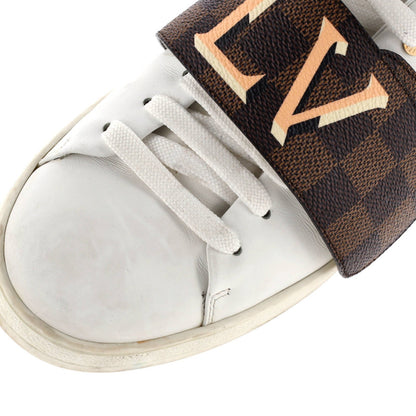 Louis Vuitton Women'S Frontrow Sneakers Leather With Damier