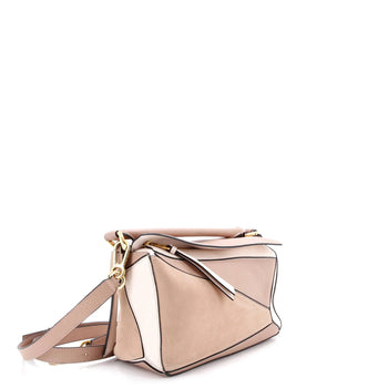 Loewe Puzzle Bag Leather And Suede Small
