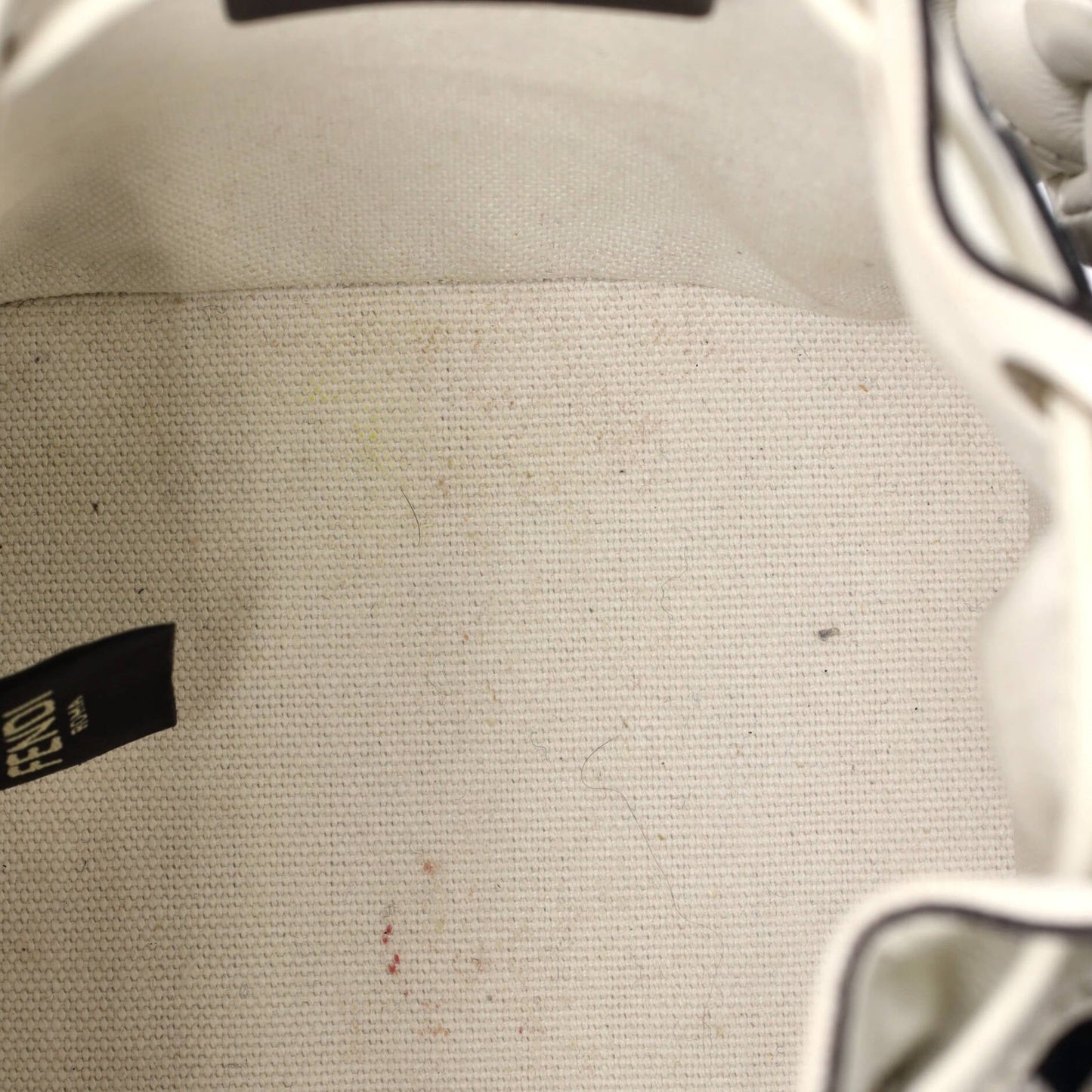 Fendi Woven Handle Mon Tresor Bucket Bag Zucca Embroidered Canvas Mini