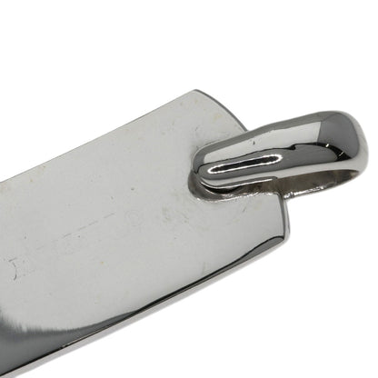 Titanium TIFFANY&Co. plate Pendant top Silver