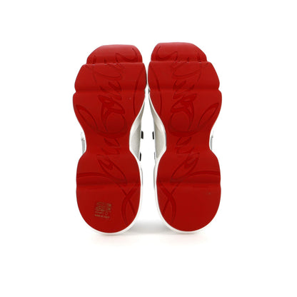 Christian Louboutin Women'S Red Runner Donna Sneakers Leather With Fabric