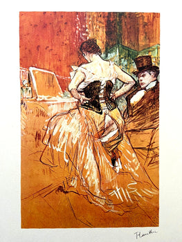 Henri De Toulouse-Lautrec Lithograph Coa Signed Published Rare