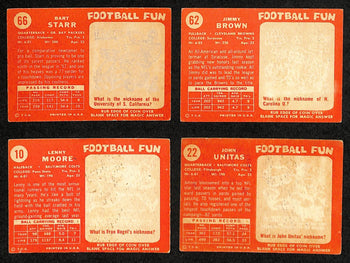 1958 Topps Football Card Complete Set (1-132)