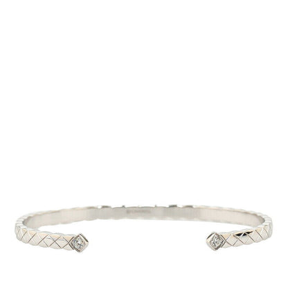 Chanel Matelasse Coco Crush Bracelet Bangle K18Wg