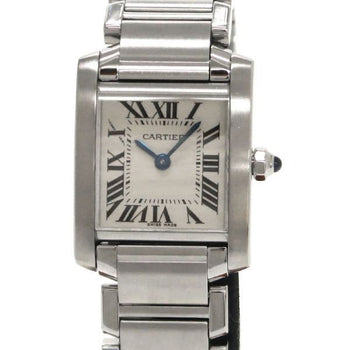Cartier Tank Francaise Sm W51008Q3 Ladies Used Watch #744921