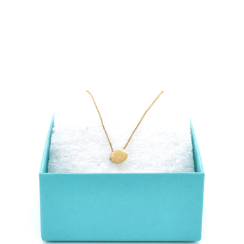 Gold Tiffany & Co. Elsa Peretti Two Carat Faceted Pendant Necklace 18K Yellow