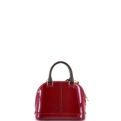Louis Vuitton Alma Handbag Vernis With Monogram Canvas Bb