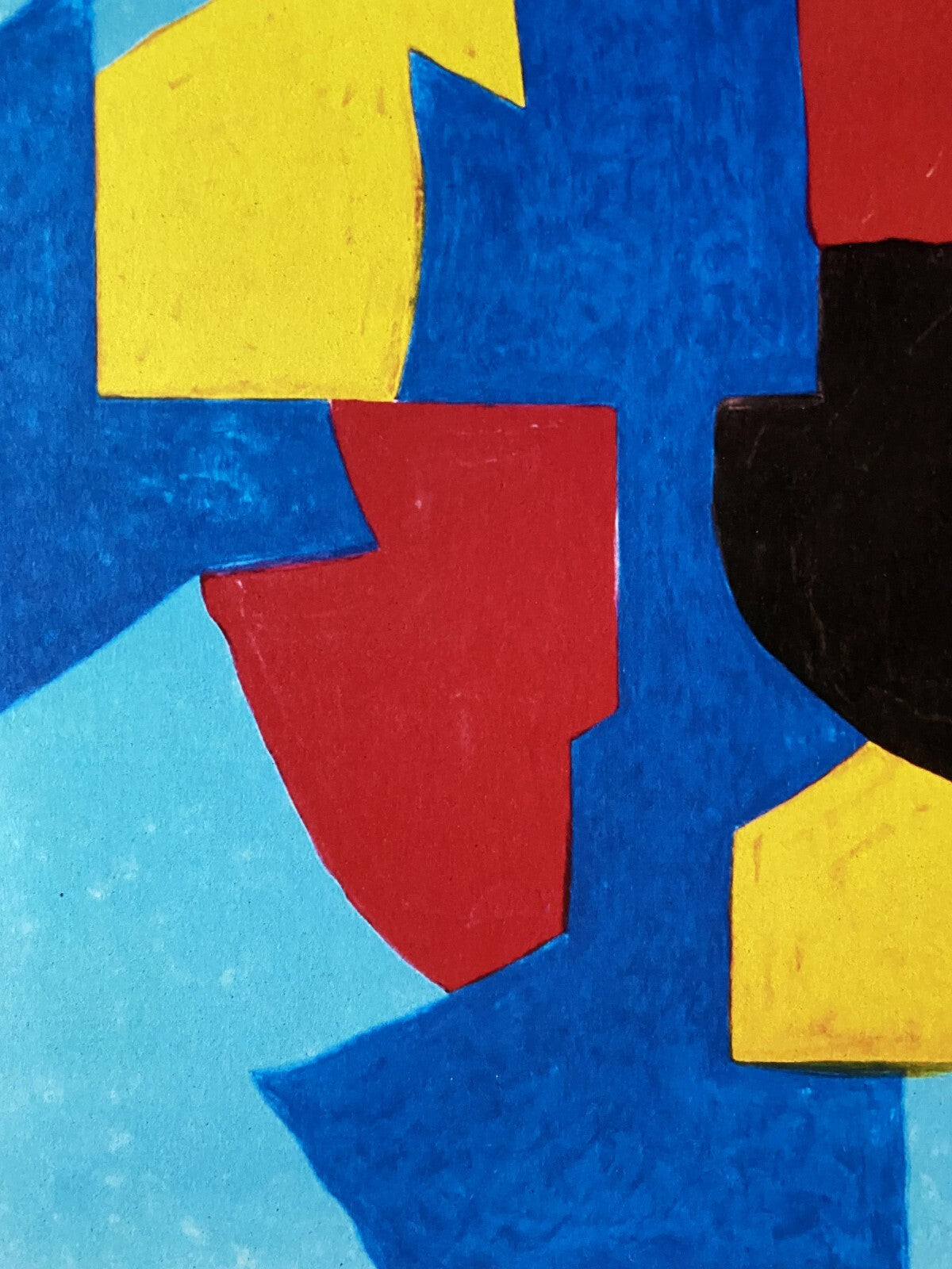 Serge Poliakoff Lithograph Moma Coa Signed Op Numbered In Pencil