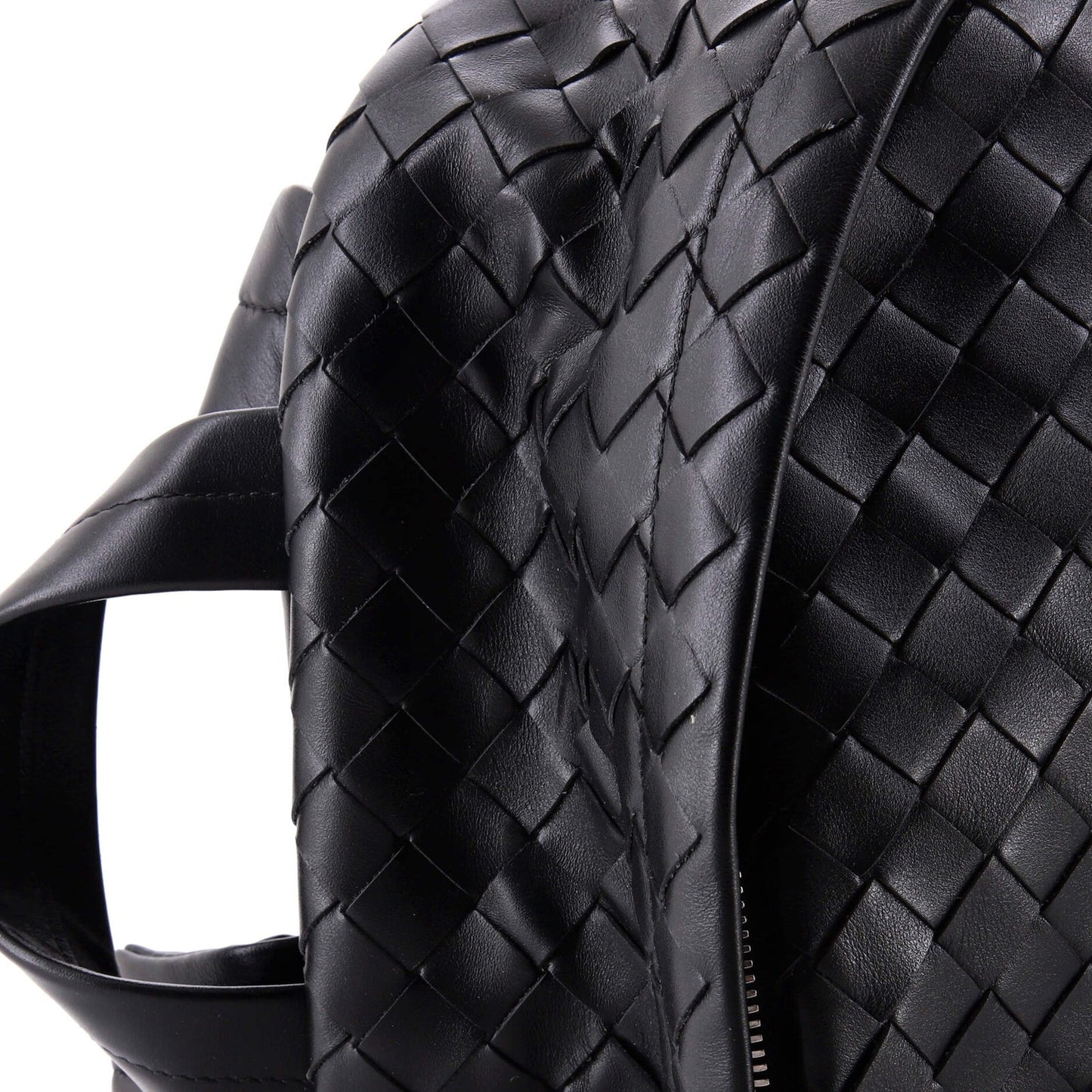 Bottega Veneta Front Pocket Backpack Intrecciato Leather Medium
