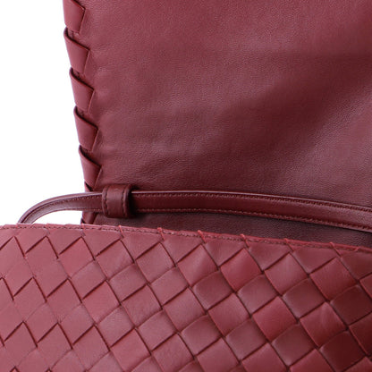 Bottega Veneta Convertible Flap Shoulder Bag Intrecciato Nappa Small