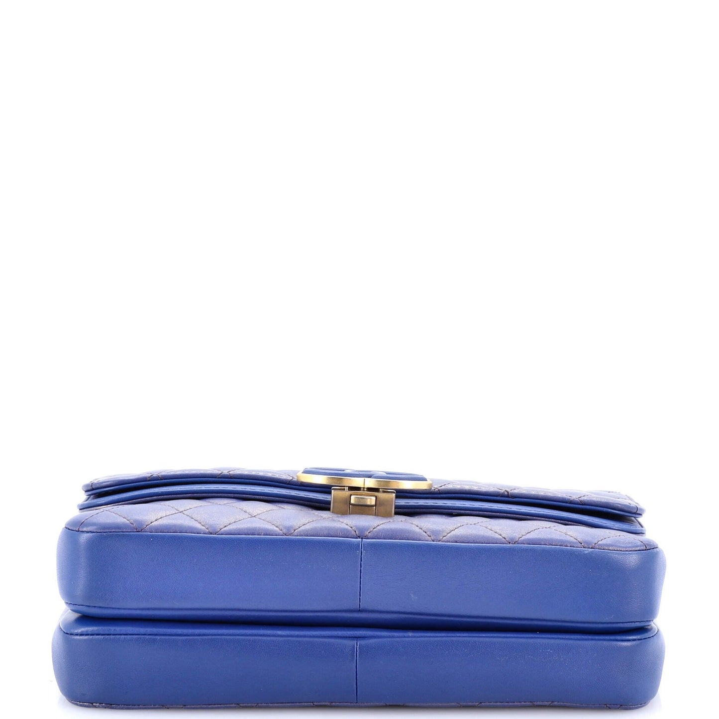 Chanel Cc Chic Double Flap Bag Quilted Lambskin Medium