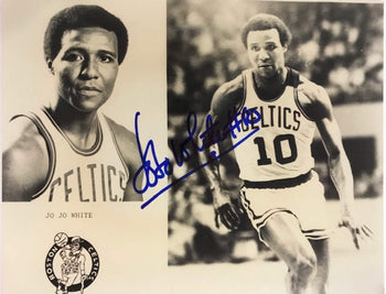 Jo Jo White Autographed 8X10 Basketball Photo