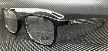 Ray Ban Rx8903 5681 Black Square 55 Mm Men'S