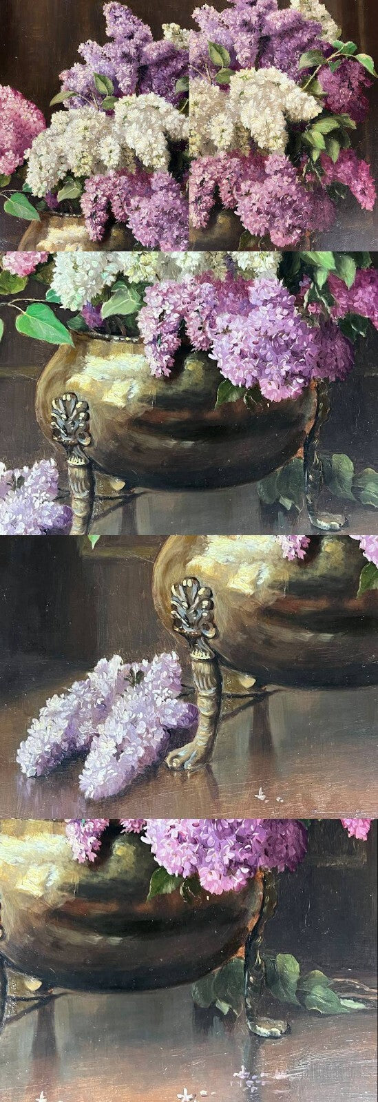 Albert John Sherman (Australian) Original Flower Painting Oil On Board Signed