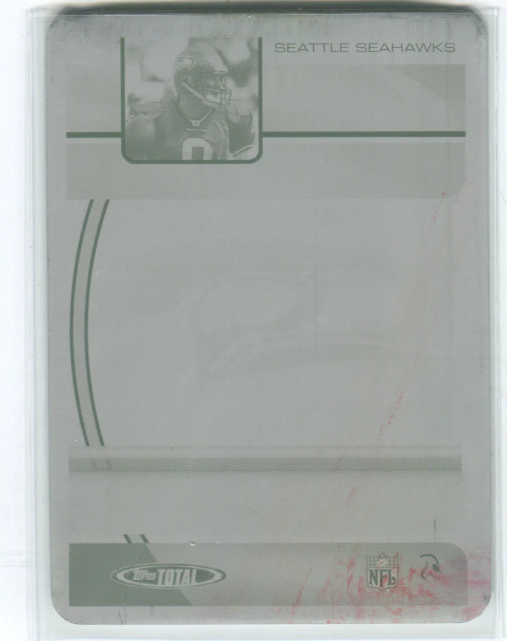 2005 Topps Total Magenta 1/1 #256 Matt Hasselbeck Card