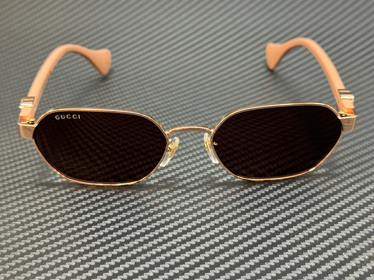 Gucci Gg1593S 003 Gold Pink Violet Women'S Medium