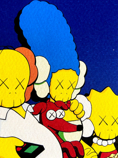 Kaws Lithograph Mori Art Museum Coa Numbered 200 Ex