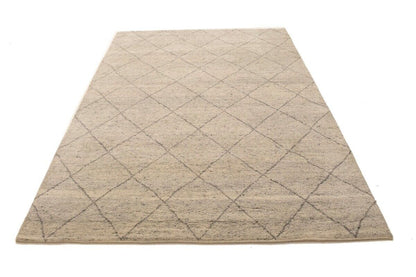6X9 Ft Handmade Moroccan Oriental Rug Geometric