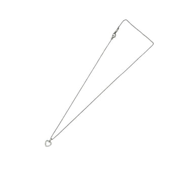 Tiffany & Co. Metro Heart Necklace Pt950 & Diamond