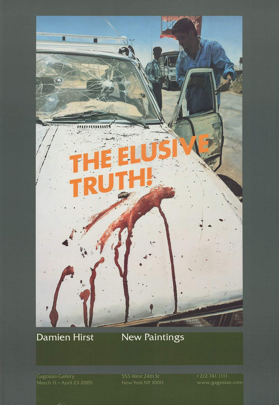 Damien Hirst The Elusive Truth-Suicide Bomber (Aftermath) " Poster 200