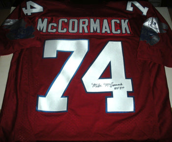 Mike Mccormack Kansas Jayhawks W/Coa Signed