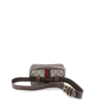 Gucci Ophidia Belt Bag Gg Coated Canvas Small