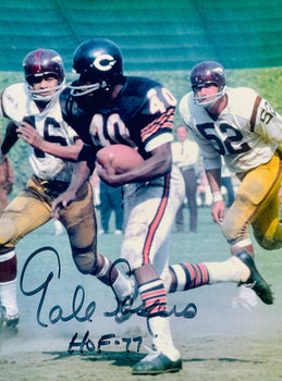 Gale Sayers Autographed 8X10 Football Photo