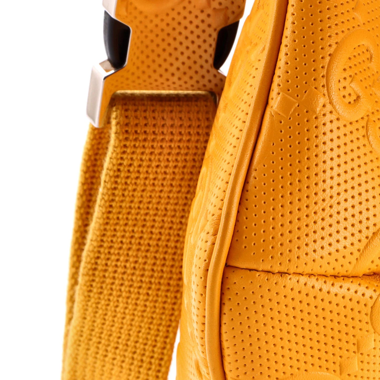 Gucci Belt Bag Gg Embossed Perforated Leather Small