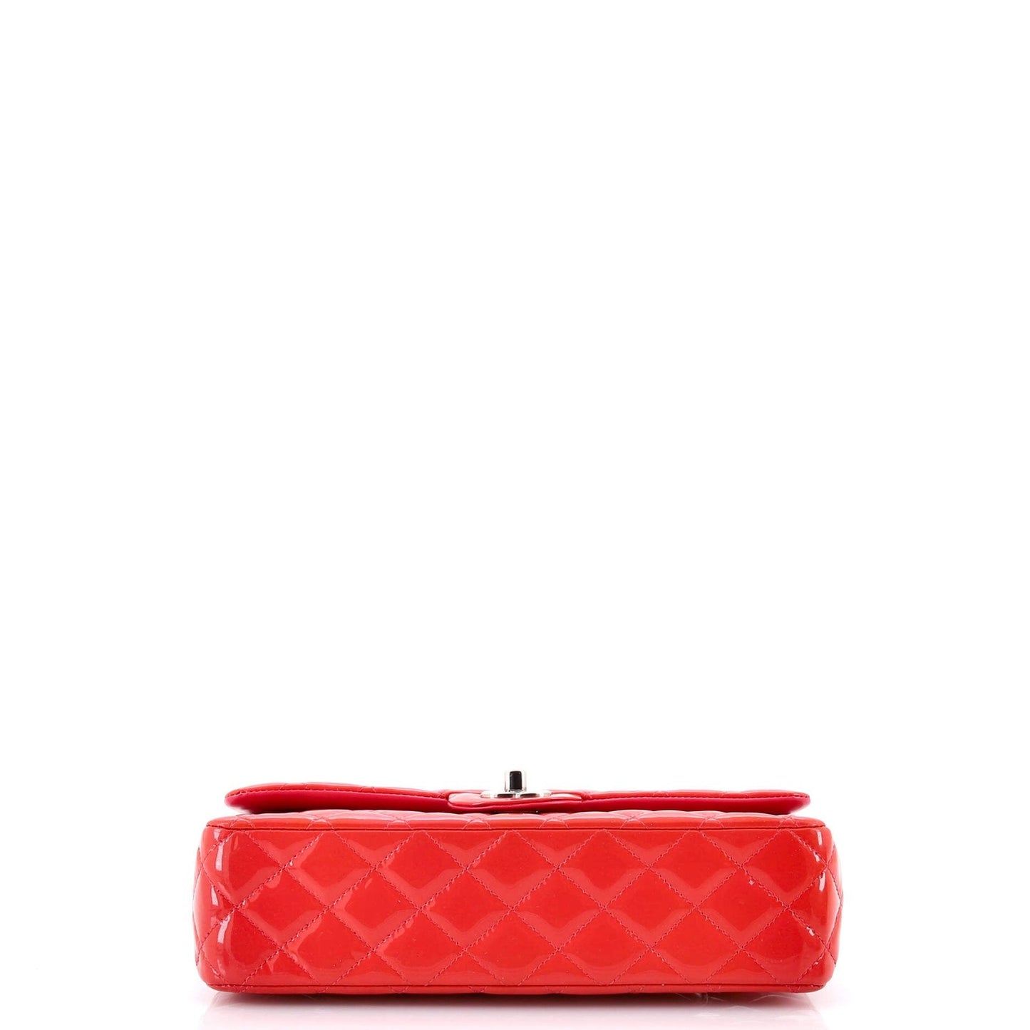 Chanel Classic Double Flap Bag Quilted Patent Medium