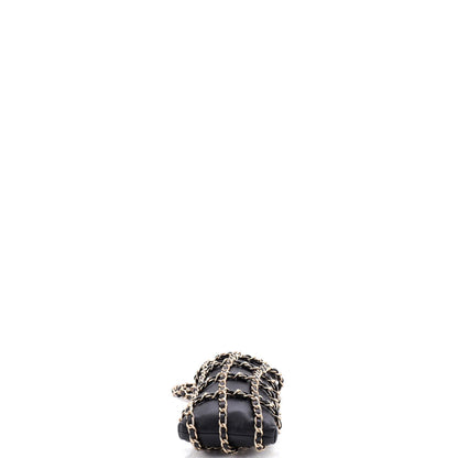 Chanel Tech Me Out Clutch With Chain Lambskin