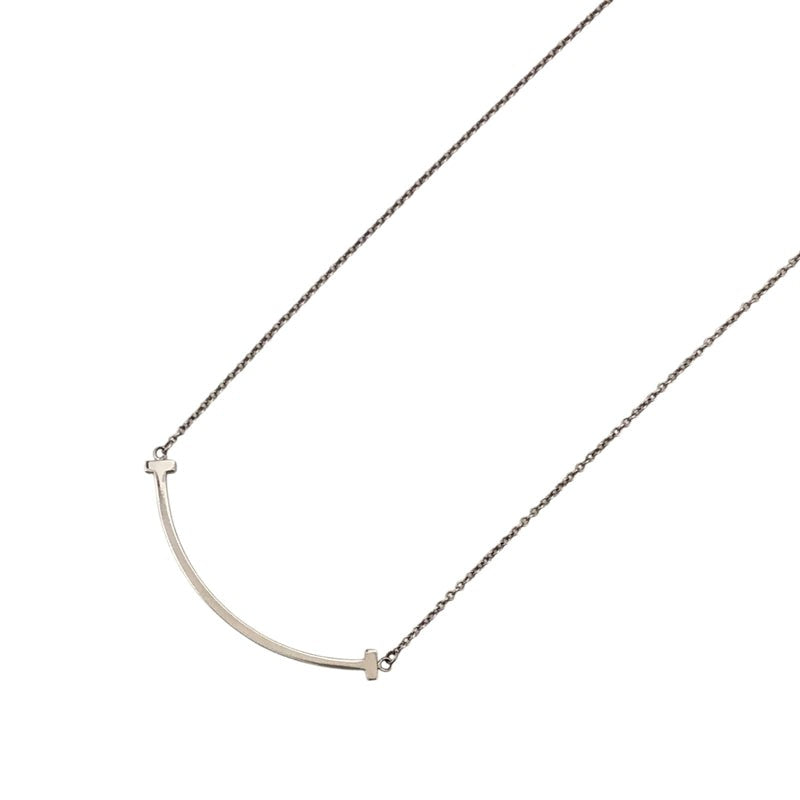 Tiffany & Co. T Smile Small Necklace K18Wg