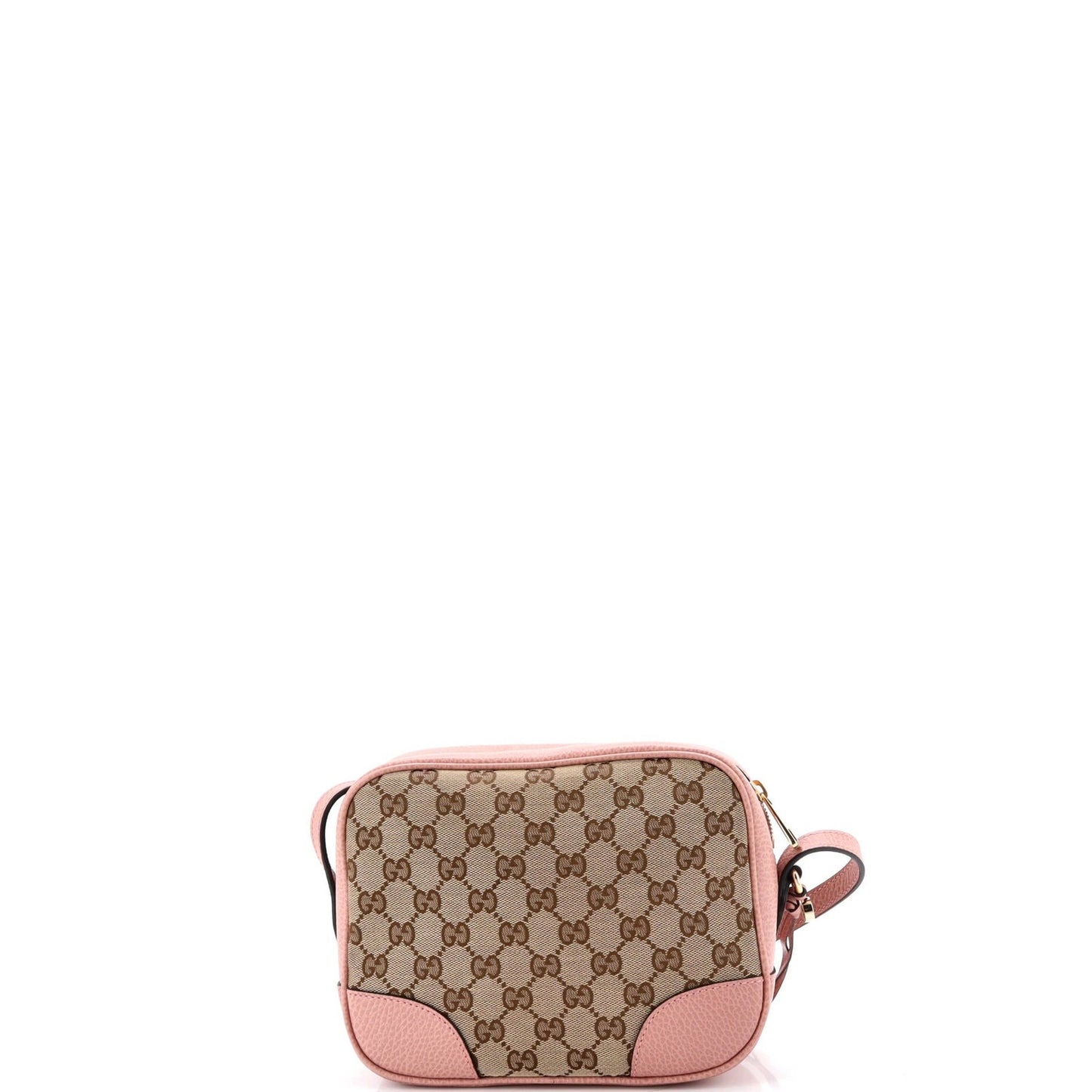 Gucci Bree Disco Crossbody Bag Gg Canvas With Leather Mini