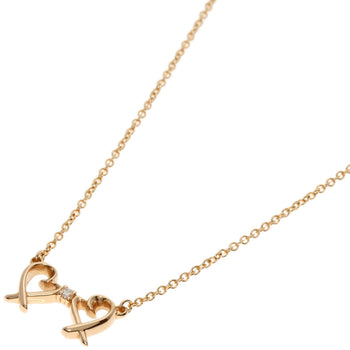 Tiffany&Co.   Necklace Double Loving Heart