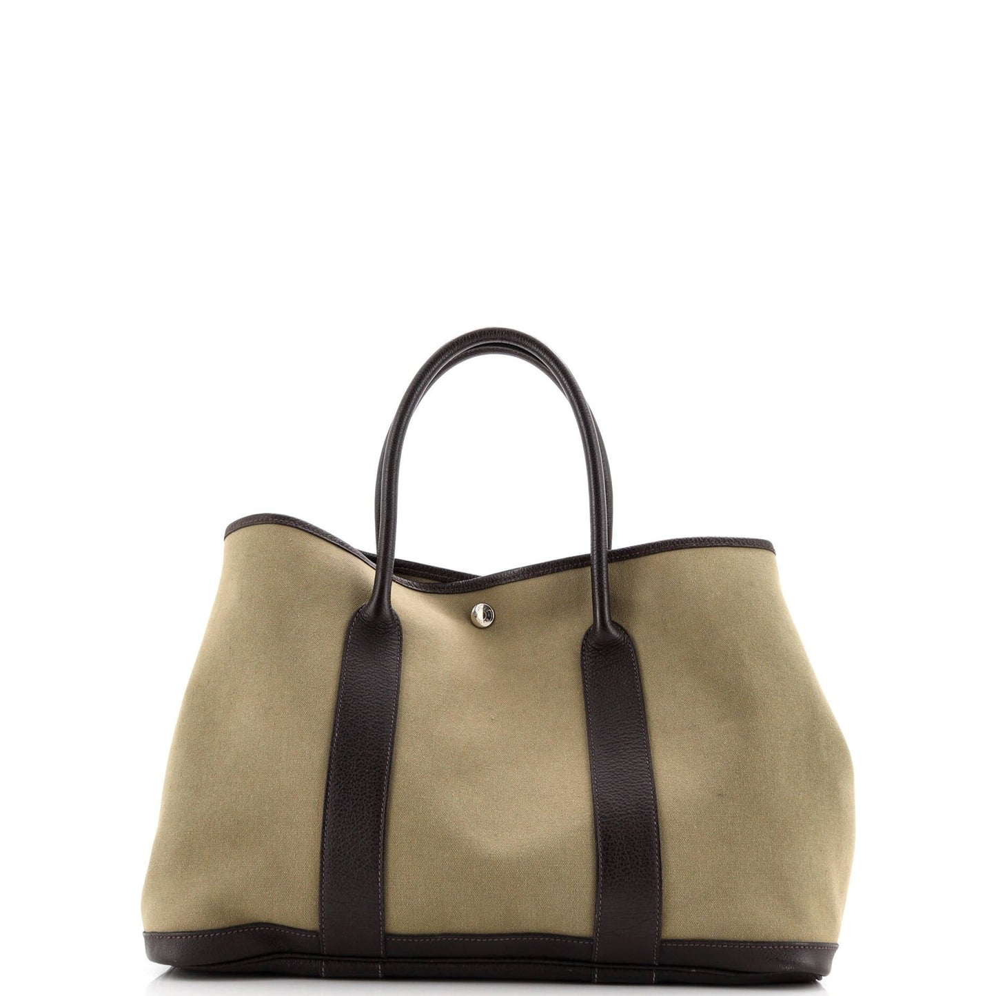 Hermes Garden Party Tote Toile And Leather 36