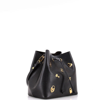 Louis Vuitton Neonoe Handbag Love Lock Epi Leather