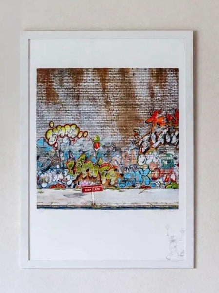 Miranda Donovan "Drink" Hand-Finished Archival Gicle W/ Drawing 2010S Signed