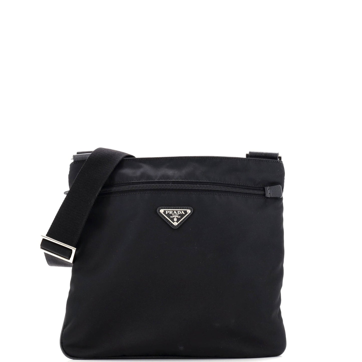 Prada Front Pocket Messenger Bag Tessuto Medium