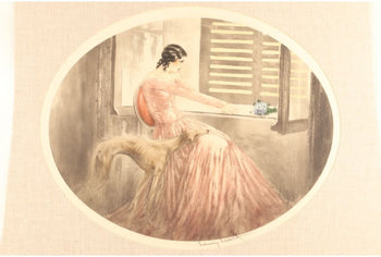 Louis Icart Madame Bovary Original Etching Aquatint Signed French Art Deco