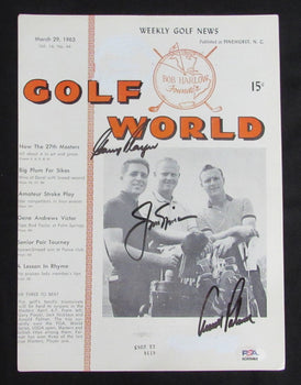 Arnold Palmer/Jack Nicklaus/Gary Player Signed