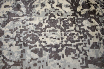 Distressed Brown & Cream Floral 5X8 Muted