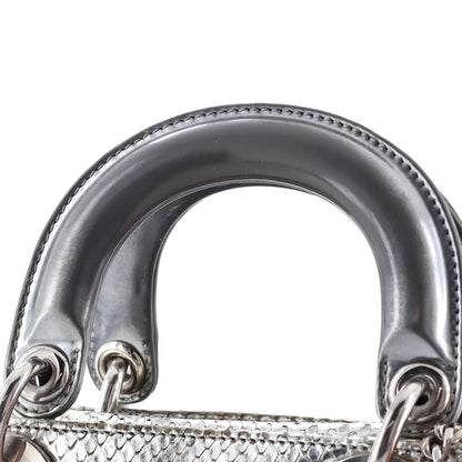 Christian Dior Lady Dior Bag Python Mini