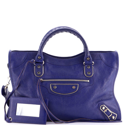 Balenciaga City Classic Metallic Edge Bag Leather Medium