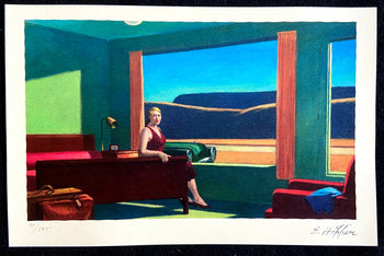 Edward Hopper, Lithograph Coa (Hand-Numbered Signed Limited)
