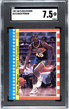 Chuck Person 1987-88 Fleer Sticker #10 Sgc 7.5